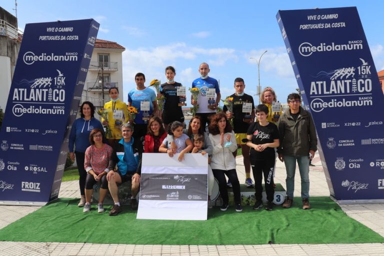 Manuel Lorenzo e Rocío Rodríguez soben ao máis alto do podio da 15k Atlántico Banco Mediolanum