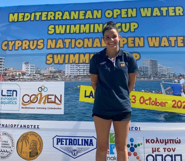 A ponteareá Iria Lemos, bronce na Copa de España de natación en augas abertas