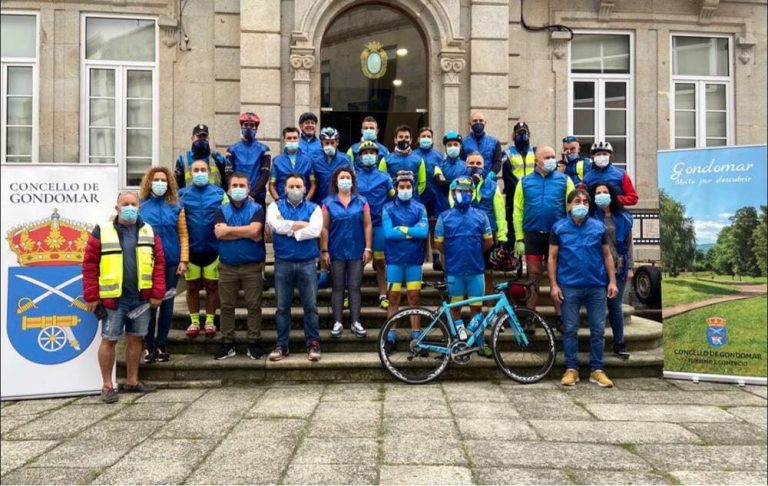 Gondomar completou a II edición do Camiño de Irmandamento en bicicleta coa vila homónima de Portugal