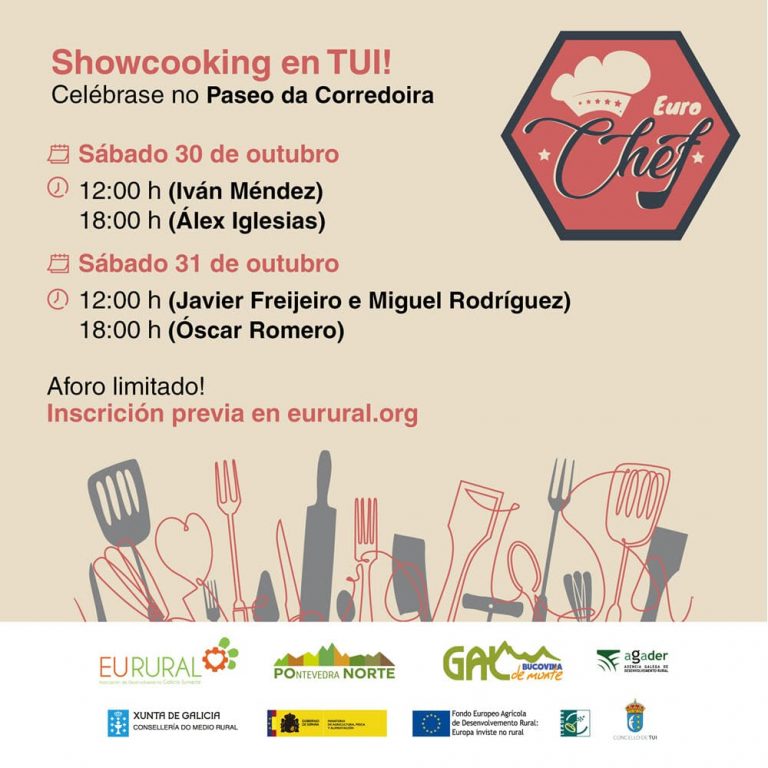 A cabaza, protagonista nos catro showcookings de Eurochef en Tui