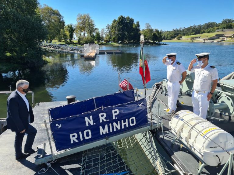 Lancha de fiscalização NRP Rio Minho já regressou a Cerveira
