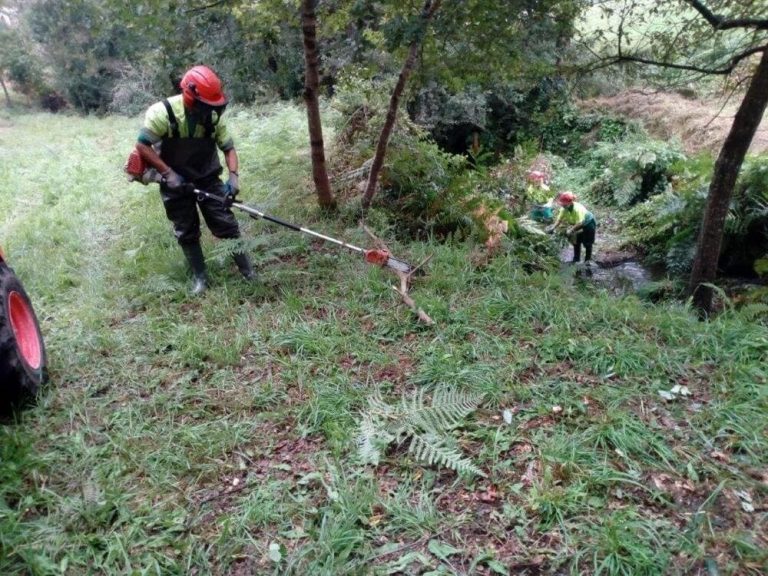 Redondela realiza actuacións de conservación e limpeza nos regos do Campelo e das Maceiras coa axuda da Xunta