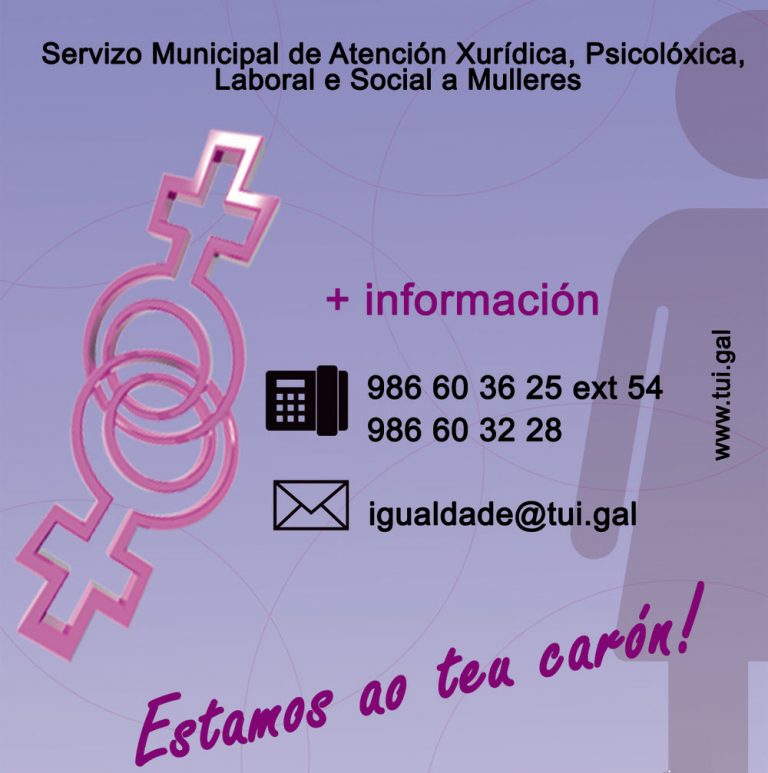 O programa municipal MULLER Tui cumpre un ano actividade prestando servizo  de atención psicolóxica e xurídica a mulleres