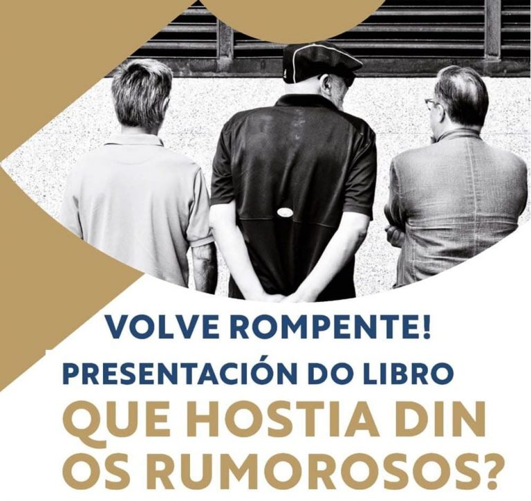 Rompente presenta en Ponteareas o seu último libro, ‘Que hostia din os rumorosos?’