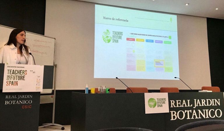 O centros escolares de Nigrán, exemplo de sustenibilidad no primeiro encontro nacional de ‘Teachers for the Future’