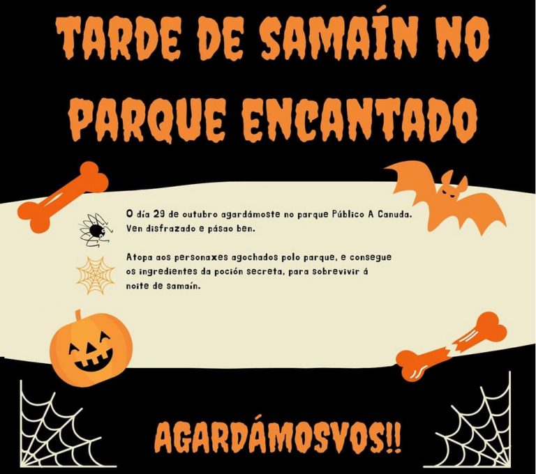 Salvaterra de Miño organiza unha tarde de Samaín no parque A Canuda
