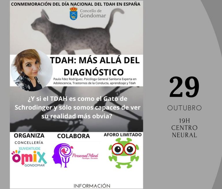 Gondomar organiza unha charla sobre os mitos e mentiras que existen en torno ao TDAH