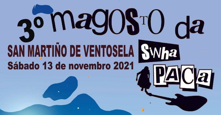 Magosto en Ventosela o sábado 13 de novembro organizdo pola Plataforma Sinha PACA e o Concello de Redondela
