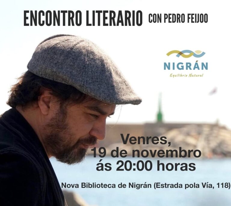 A nova biblioteca de Nigrán reunirá o venres a Pedro Feijoo cos seus lectores