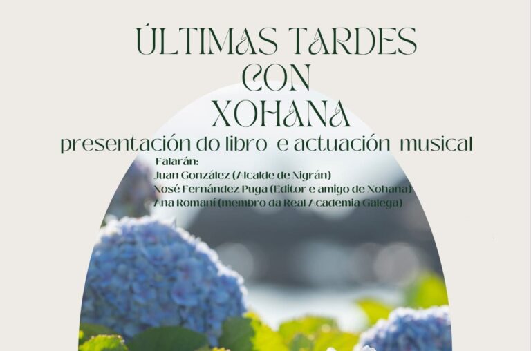 Nigrán continúa coa súa programación da memoria homenaxeando a Xohana Torres