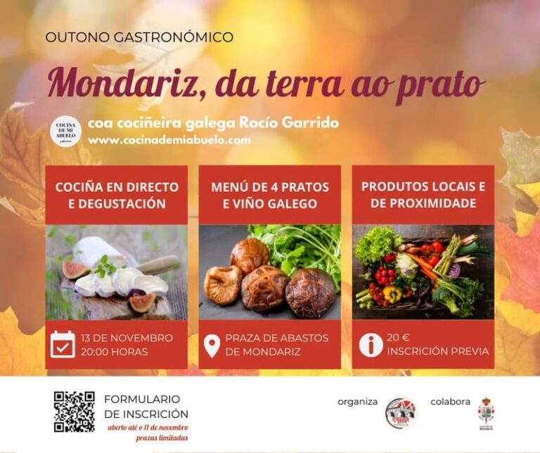 Os produtos locais e de proximidade, protagonistas do Outono Gastronómico de Mondariz