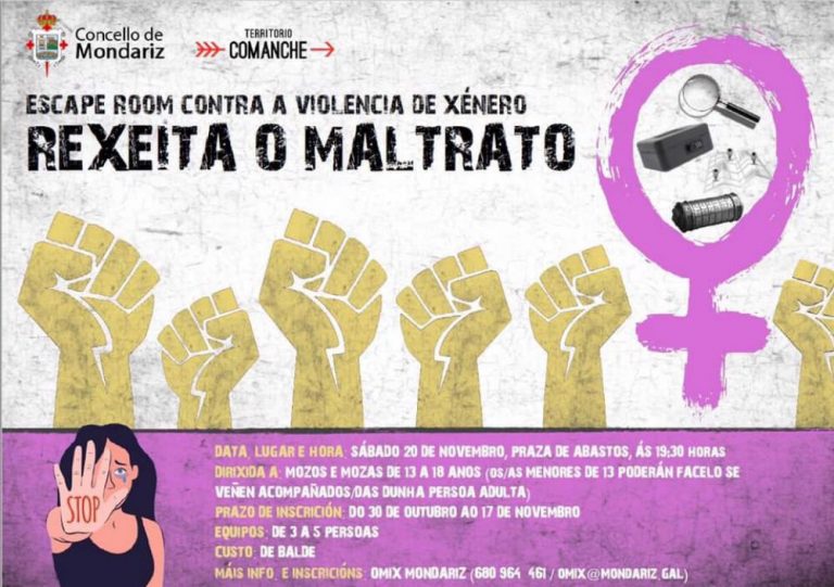 Mondariz abre a inscrición para o ‘escape room’ «Rexeita o maltrato»