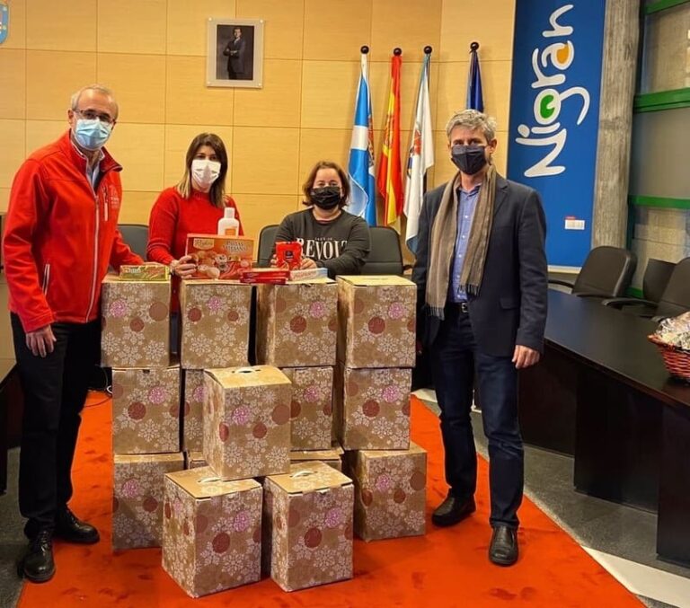 O Concello de Nigrán recibe 50 cestas da empresa PreZero para repartir entre as familias usuarias dos servizos sociais