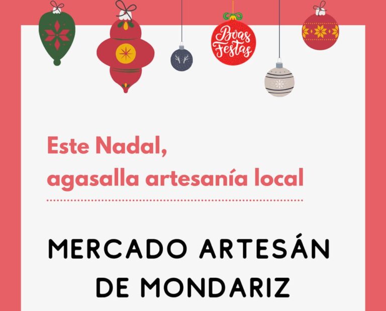 Mondariz promove a artesanía local a través dun novo mercado artesán de Nadal
