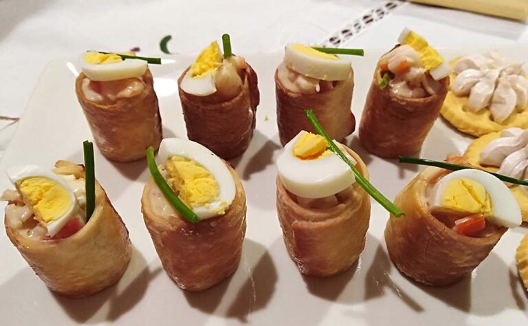 Mini-cañas de hojaldre
