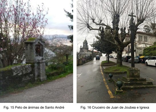 Redondela recuperará o Peto de Ánimas de Santo André e o cruceiro de Juan de Joubea cunha subvención da Deputación