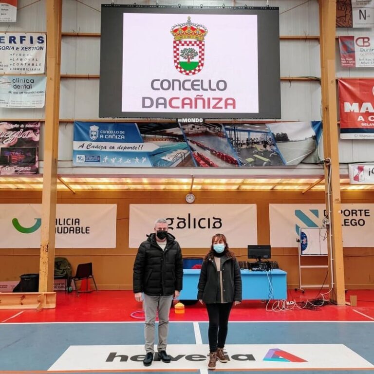 Xa está operativo o videomarcador do pavillón municipal da Cañiza