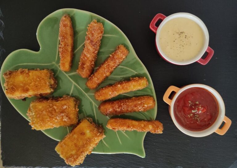 Calabacín crujiente en dos versiones (sin gluten)