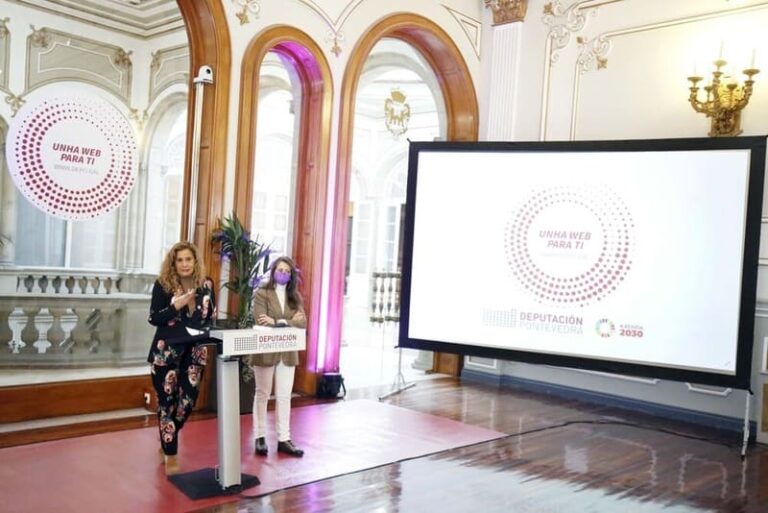 A Deputación lanza unha nova web máis accesible e intuitiva