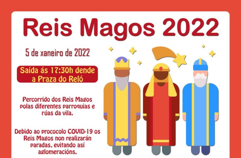 Os Reis Magos farán un percorrido este mércores polas principais rúas e barrios da Guarda