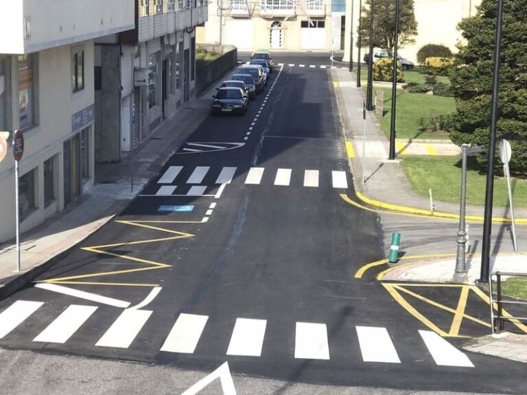 O Concello da Guarda mellora a seguridade viaria co asfaltado de viarios públicos do municipio