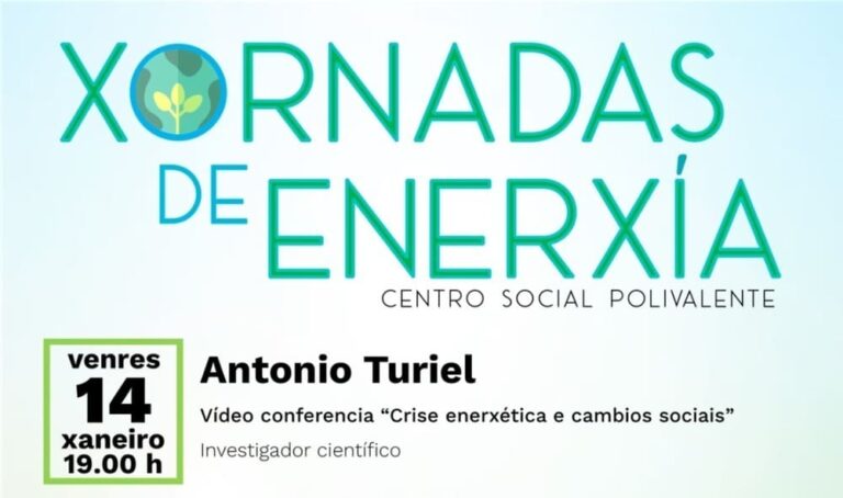 O Rosal debaterá sobre a enerxía dende distintas perspectivas cun ciclo de charlas no Centro Social Polivalente