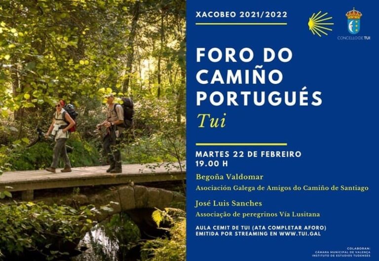 Maña martes José Luis Sanchez, de Vía Lusitana, e Begoña Valdomar, de Agacs, no Foro Do Camiño Portugués