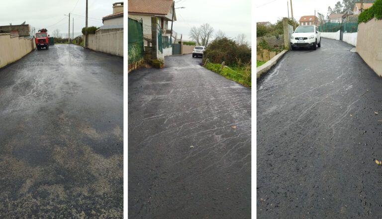 A Concellería de Vías e Obras remata as obras de mellora do Camiño das Petadas en Cesantes