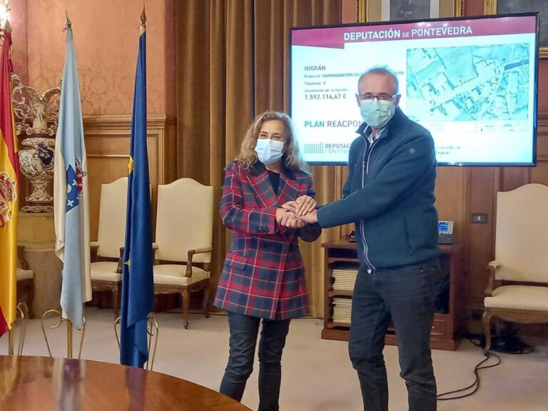 Nigrán recibirá 900 000 € a través do convenio ReacPon da Deputación para humanizar a rúa Otero Pedrayo