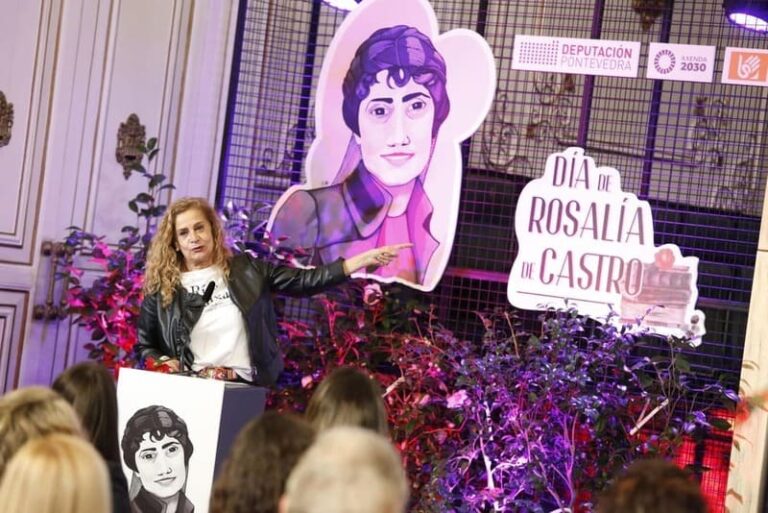 A Deputación celebra a Rosalía convertendo o Pazo Provincial no “lar” particular da autora