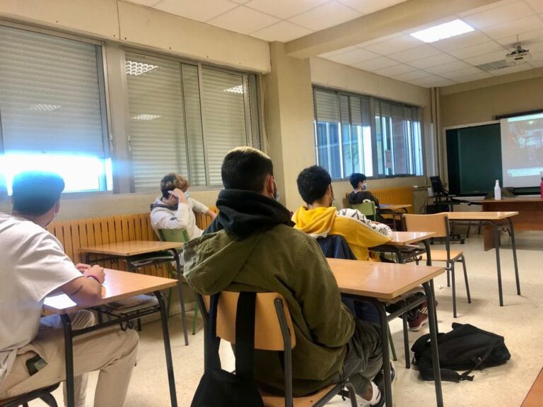 O Concello e a Asociación Érguete traballan hábitos de vida saudables co alumnado do IES A Cañiza
