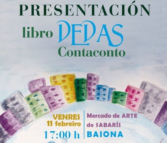 Presentación do libro “Dedas” e contacontos mañá en Sabarís