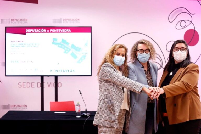 Concello e Deputación asinan o convenio que transformará a rúa Trobador Xoán García de Guillade nun espazo público de calidade