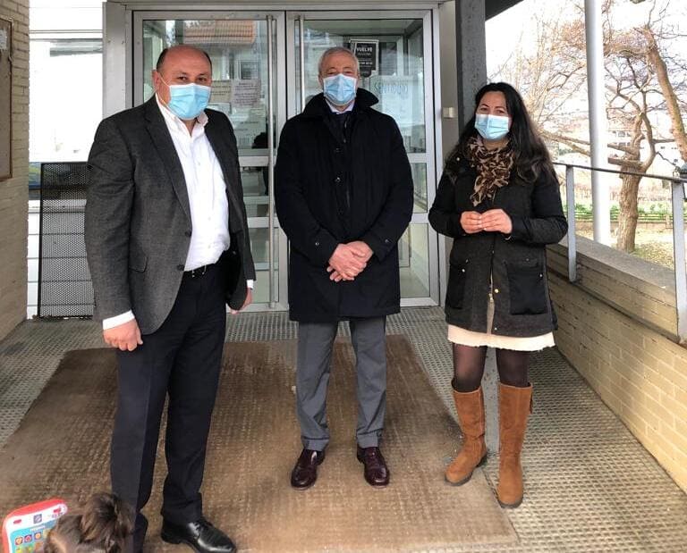 O xerente da Área Sanitaria de Vigo visitou o Centro de Saúde de Arbo