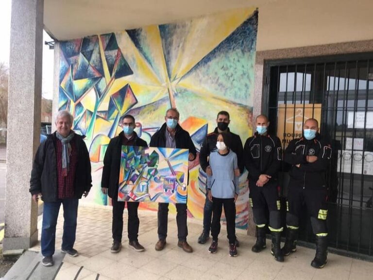 Nigrán encarga un mural para homenaxear aos bombeiros