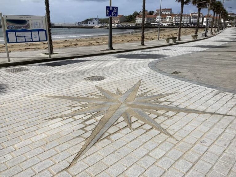 O Concello de Nigrán finaliza as obras de renovación da zona de rodadura do paseo de Panxón