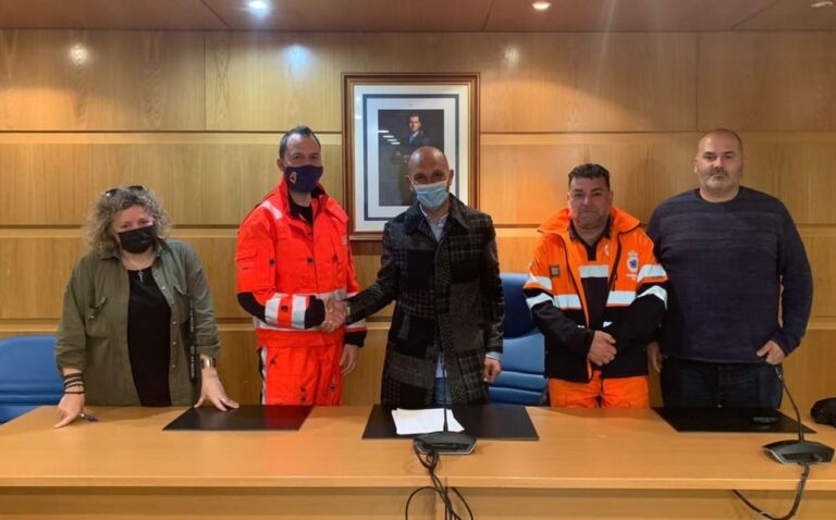 Concello e Protección Civil do Porriño asinan o seu convenio anual