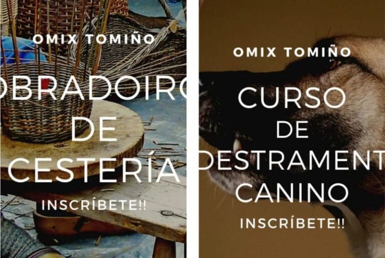 A OMIX de Tomiño suma adestramento canino e cestería á súa oferta de formación