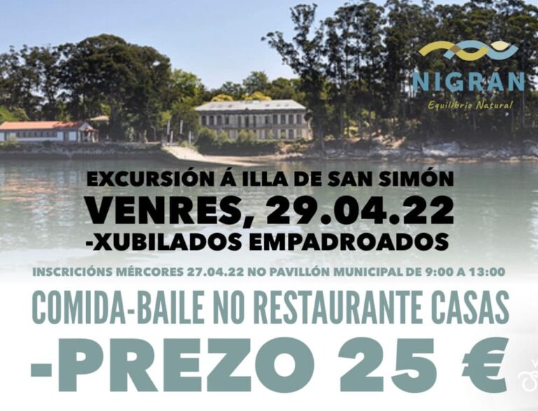 O Concello de Nigrán continúa co seu programa de turismo social cunha excursión a Redondela