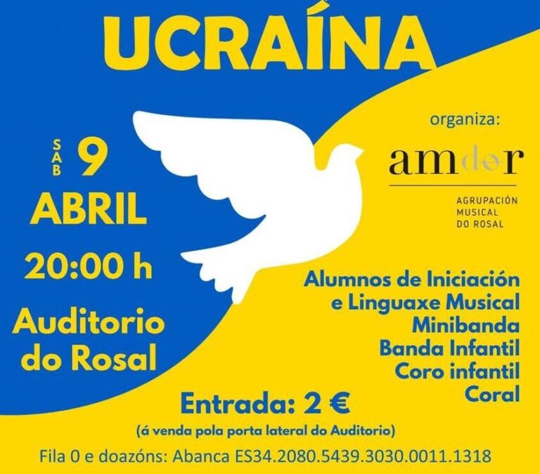 O Rosal acolle esta fin de semana o Festival de Primavera solidario por Ucraína
