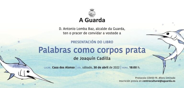 A Casa dos Alonsos acolle este sábado a presentación do libro “Palabras como corpos prata”