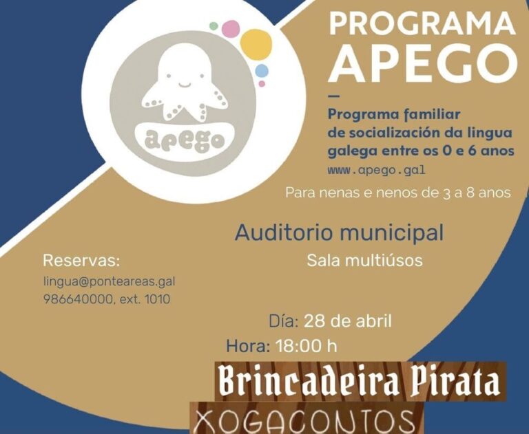 Os nenos serán os protagonistas dunha nova actividade do programa Apego de Ponteareas
