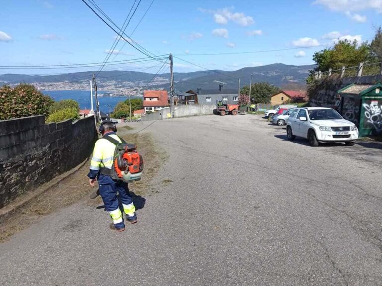 Redondela inicia neste mes de abril os traballos de roza e limpeza dos camiños e estradas de titularidade municipal
