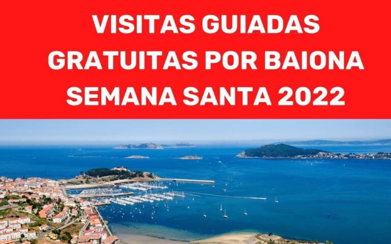 Baiona retoma as visitas guiadas gratuítas de Semana Santa