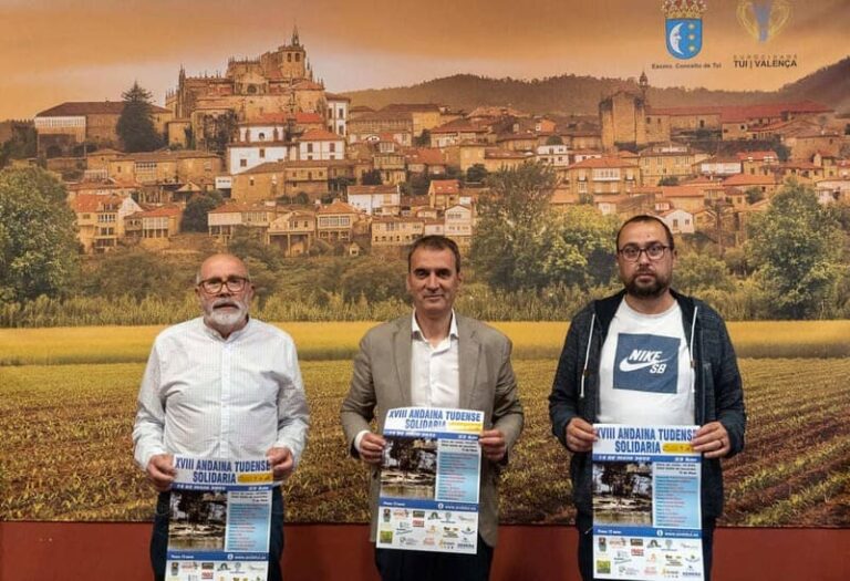 A Andaina Solidaria Tudense leva 18 anos dando a coñecer o entorno natural e patrimonial de Tui