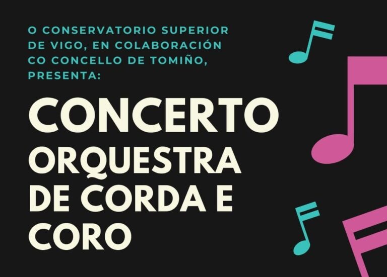 O Conservatorio Superior de Vigo ofrecerá un concerto de orquestra de corda e coro en Tomiño