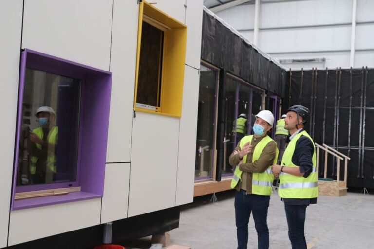 A primeira escola infantil en entramado lixeiro en 3D de toda España ten selo porriñés
