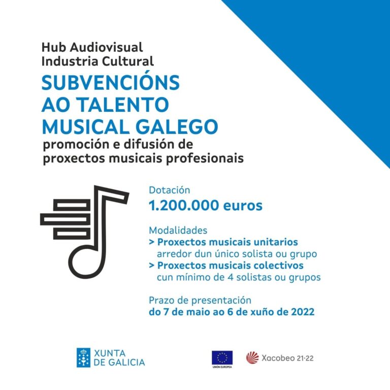 A Xunta abre unha nova liña de axudas para o talento musical