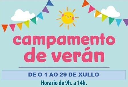 Campamento de verán en Oia do 1 ao 29 de xullo