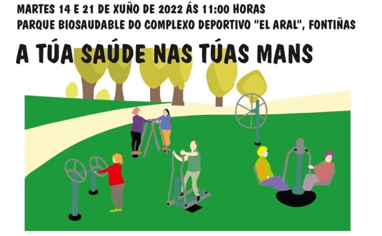 Charlas en Baiona para coñecer o uso axeitado dos parques biosaudables